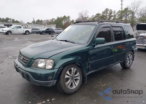 2001 Honda Cr-V Ex из США, поврежденный, VIN JHLRD17671S001473